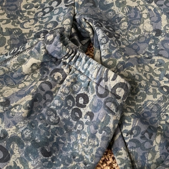 SATURDAY SUNDAY BLUE/GREEN SIZE S JOGGERS Blue pattern - Picture 7 of 10